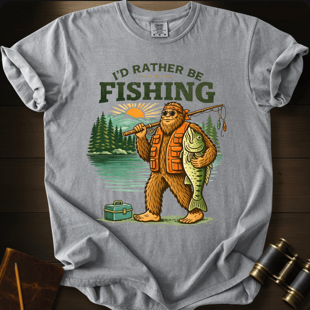 I´D Rather Be Fishing T-shirt