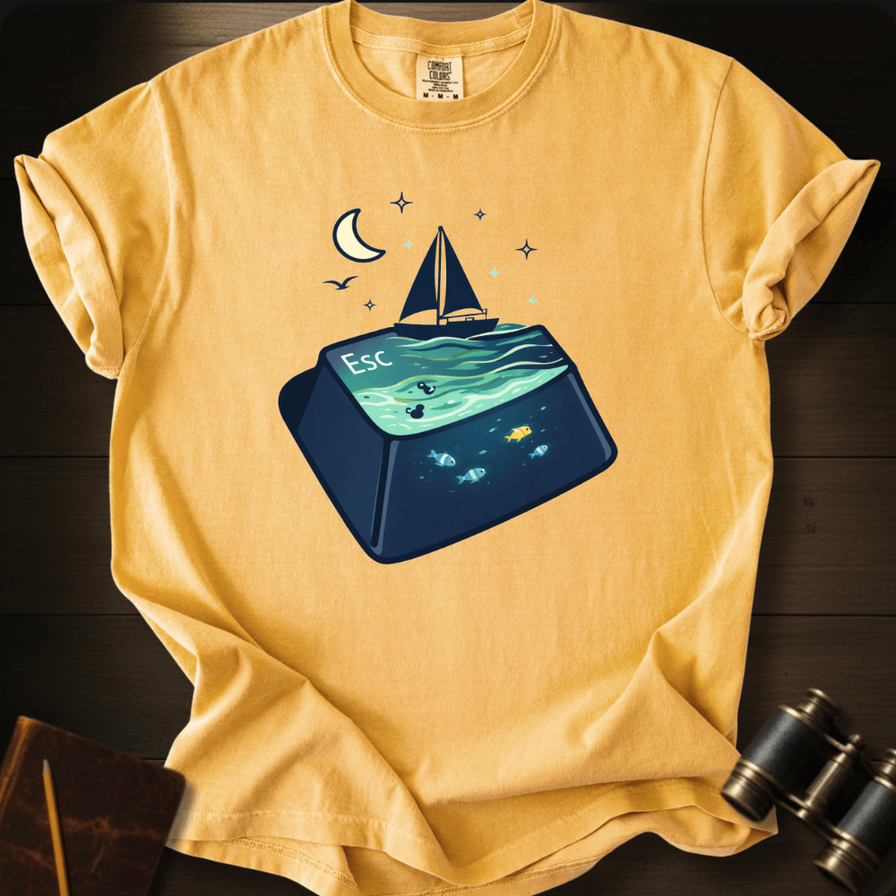 Escape Button T-shirt