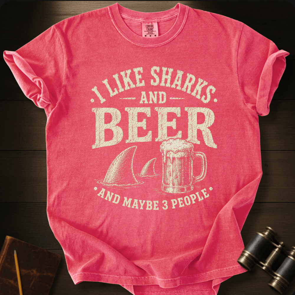 I Like Sharks and Beer T-shirt