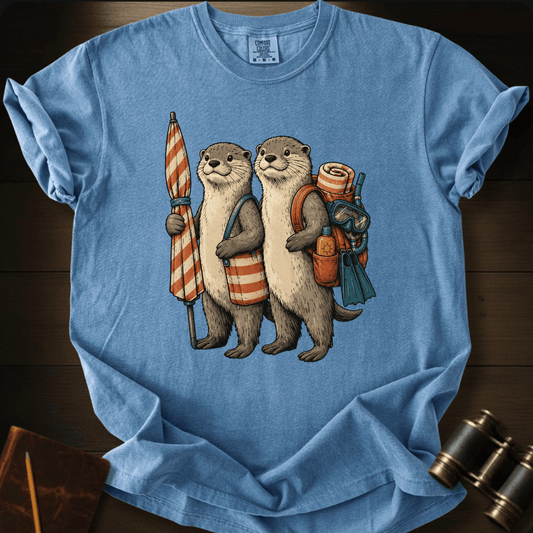 Beach Otter Family  - T-shirt