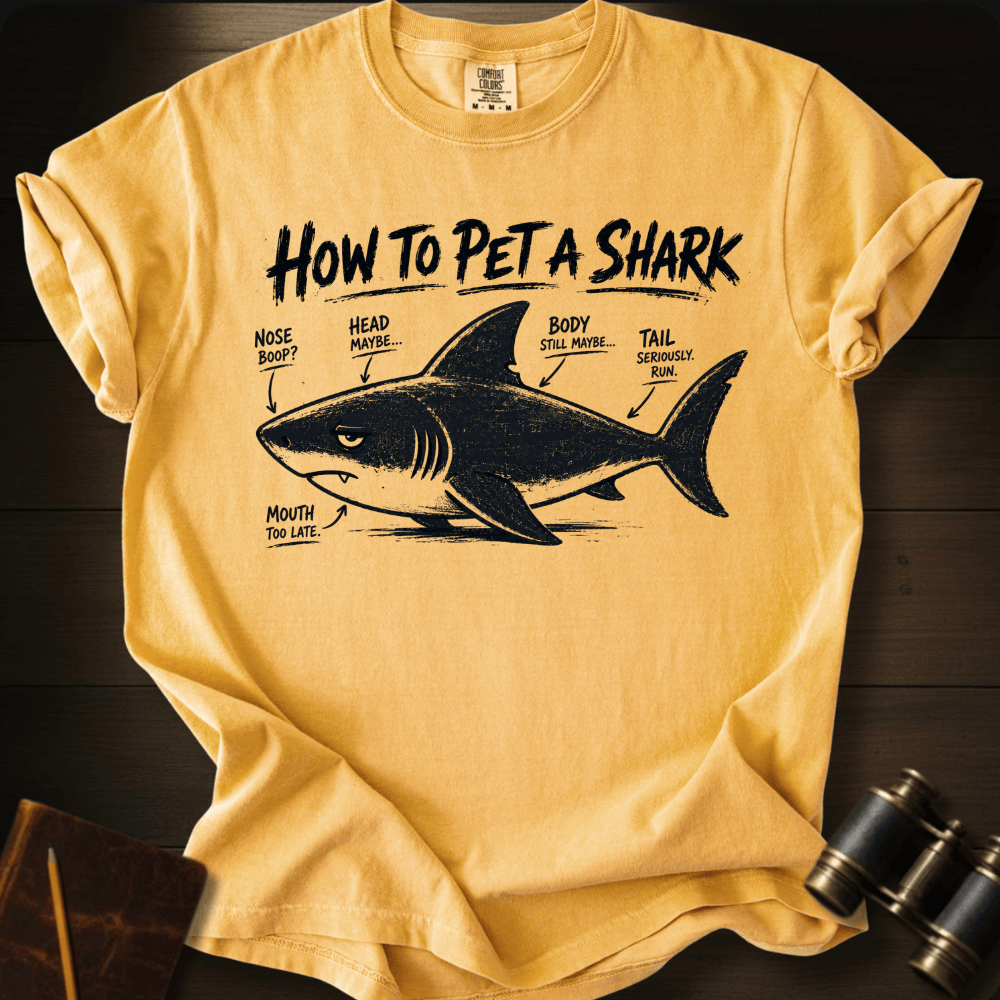 How to Pet a Shark T-shirt