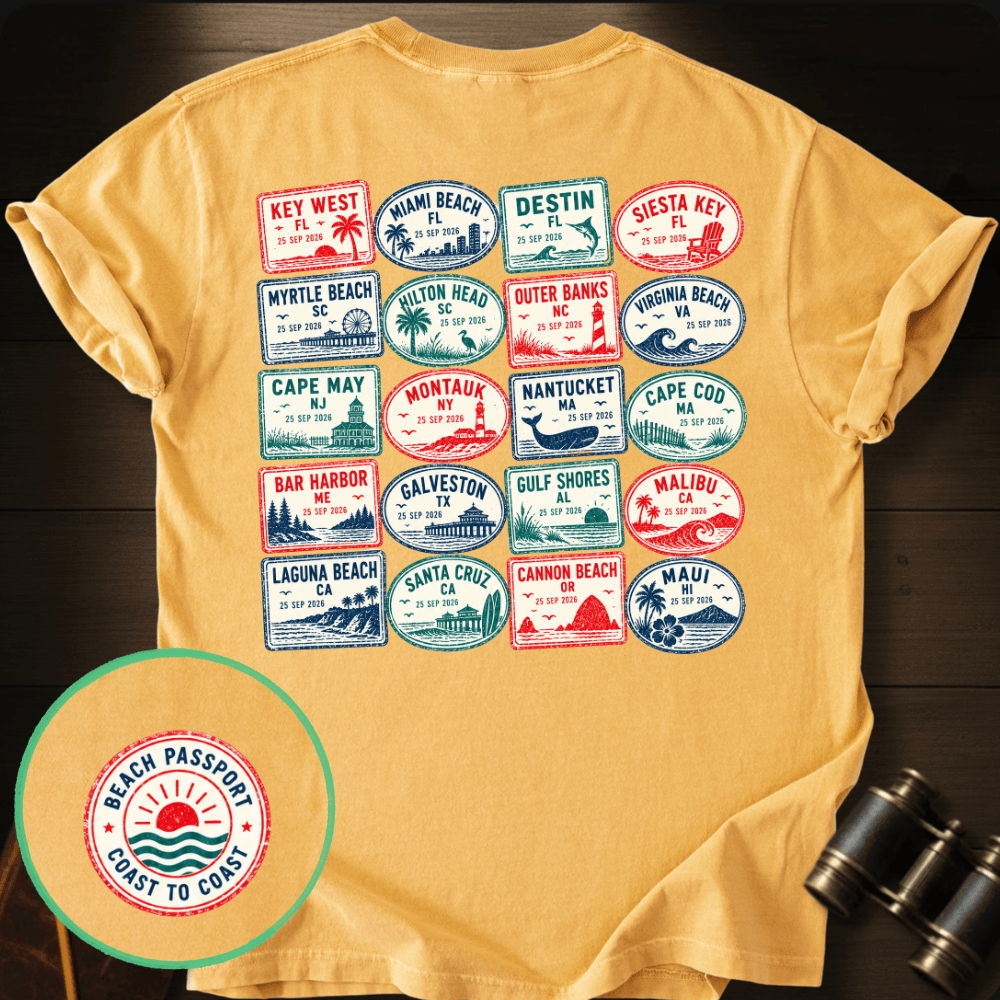Stamps America´s Beach Cities T-shirt