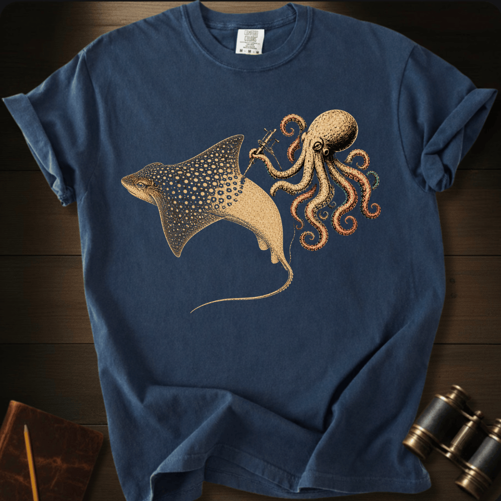 Spotted Eagle Ray Tattoo T-shirt