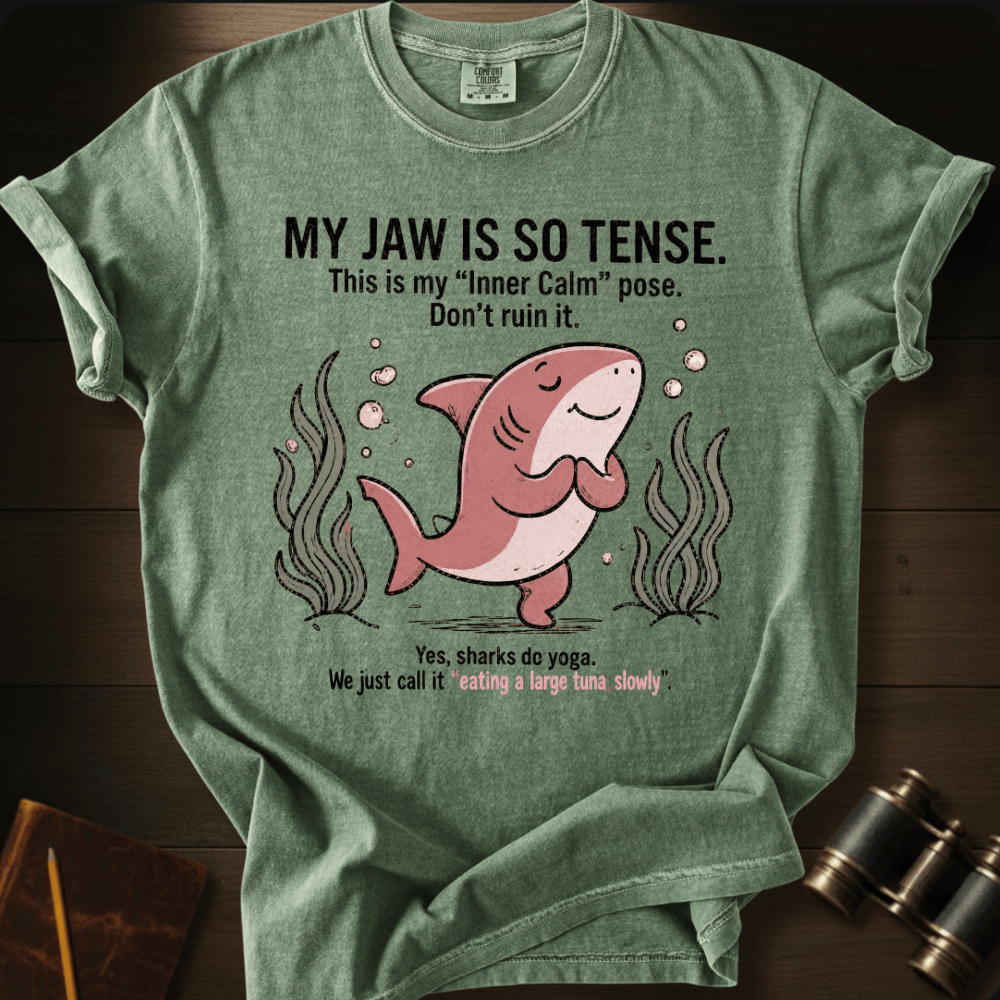 Sharks Do Yoga T-shirt