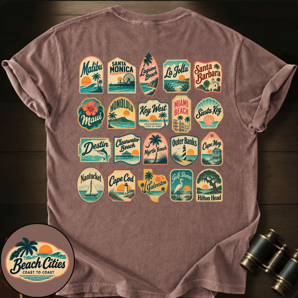 Beach Cities Coast to Coast T-shirt