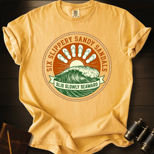 Six Slippery Sandals T-shirt