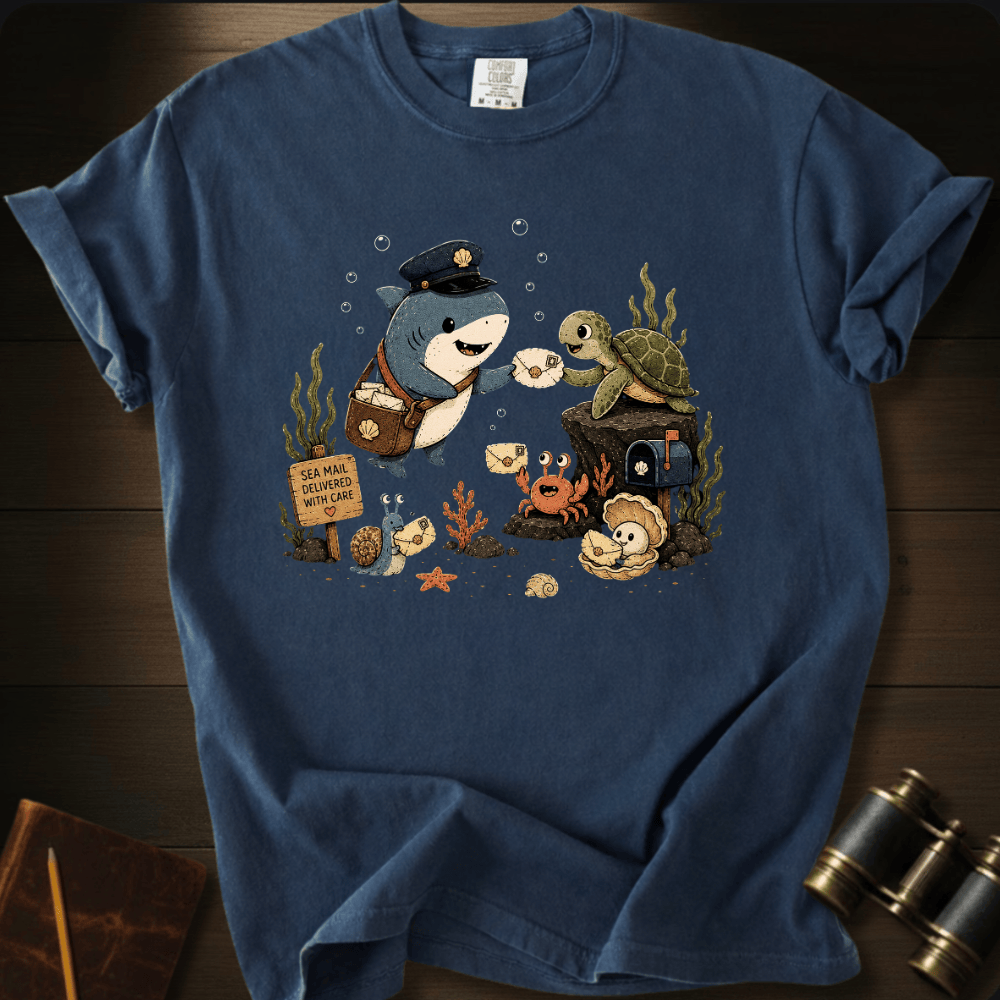 Captain Boop Mail Man T-shirt