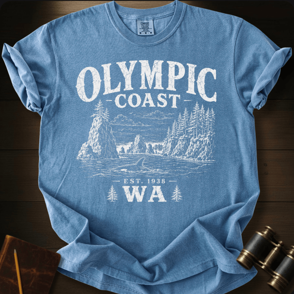 Olympic Coast WA - T-shirt