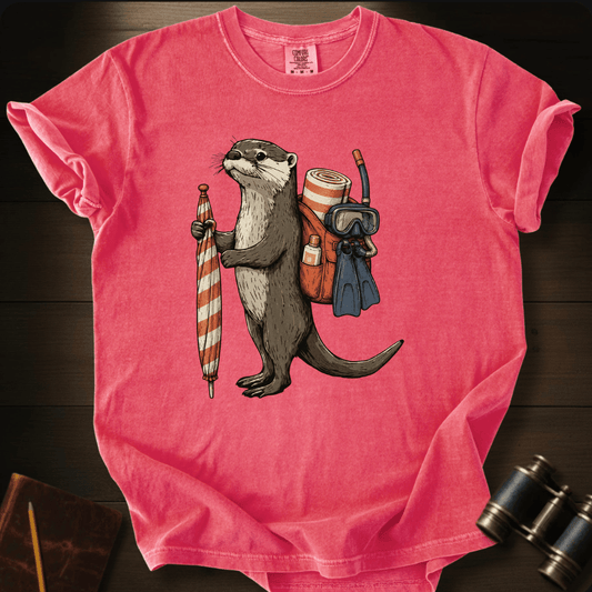 Otter Beach Time - T-shirt