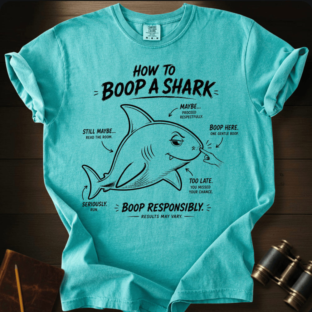 How to Boop a Shark T-shirt