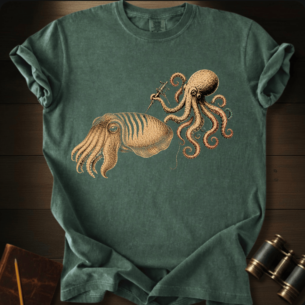 Cuttlefish Tattoo T-shirt