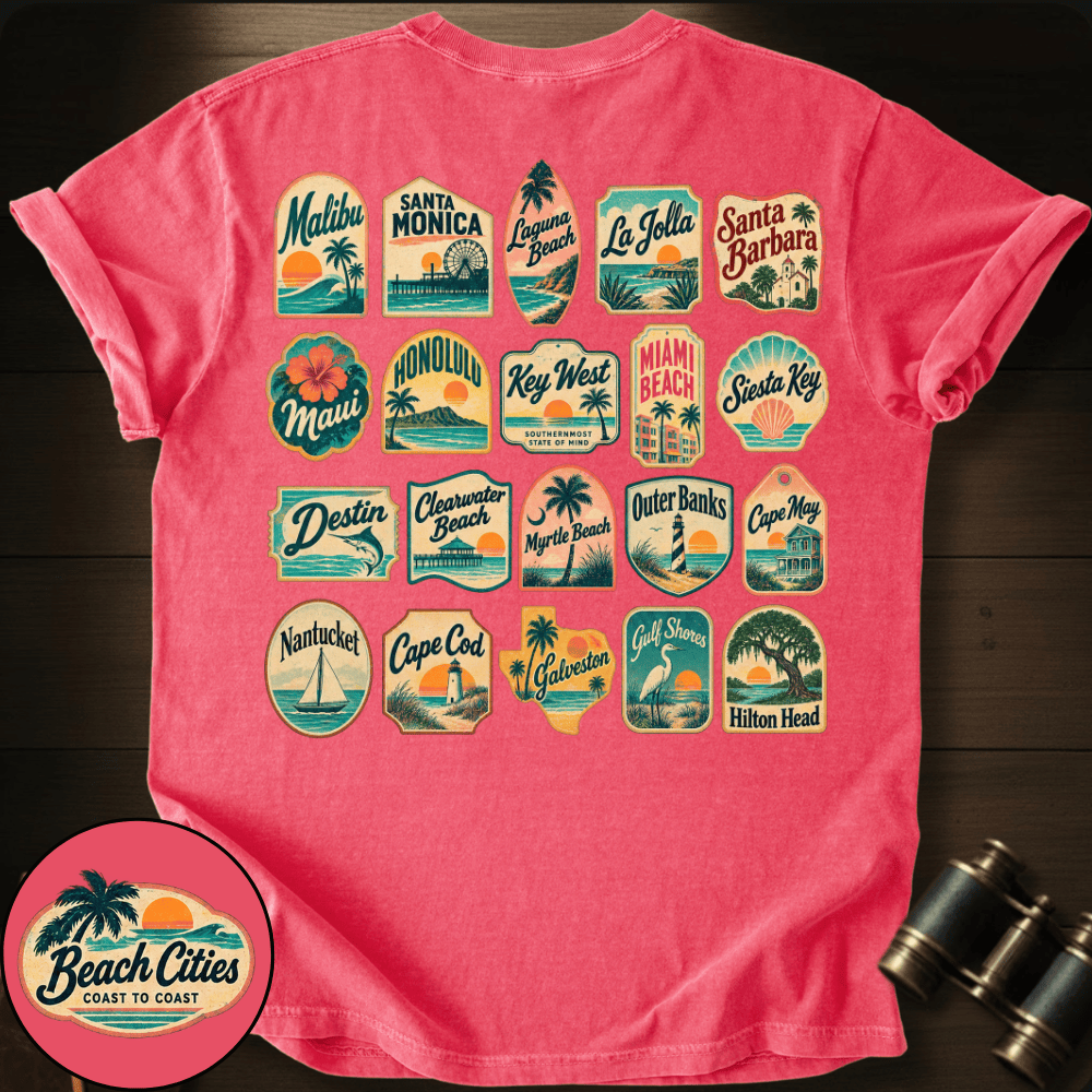 Beach Cities Coast to Coast T-shirt