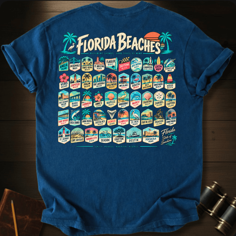 Florida Beaches Happy People T-shirt