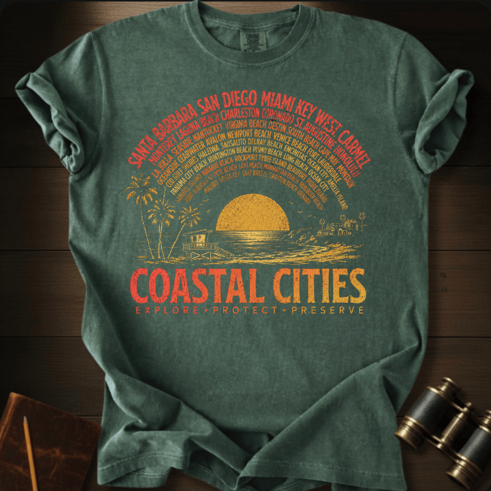 Coastal Cities USA  T-shirt