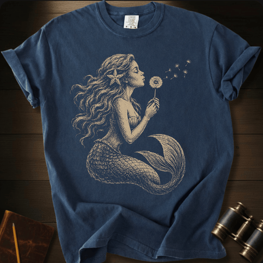 Mermaid Blowing Wishes T-shirt