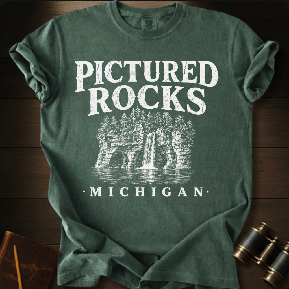 Pictured Rocks Michigan - T-shirt