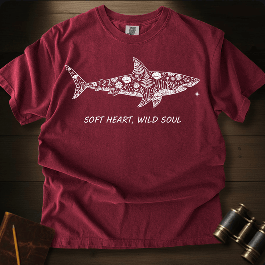 The Floral Shark T-shirt