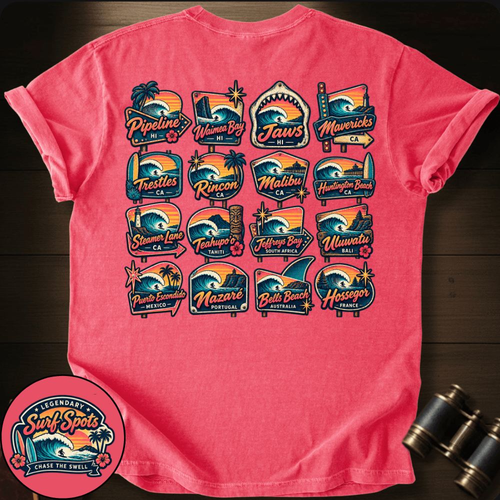Legendary Surf Spots T-shirt