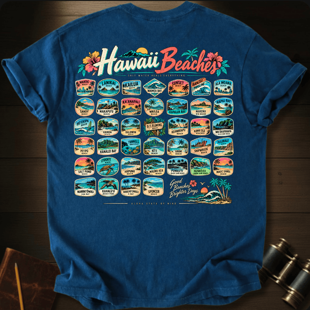 Hawaii Beaches 2 T-shirt