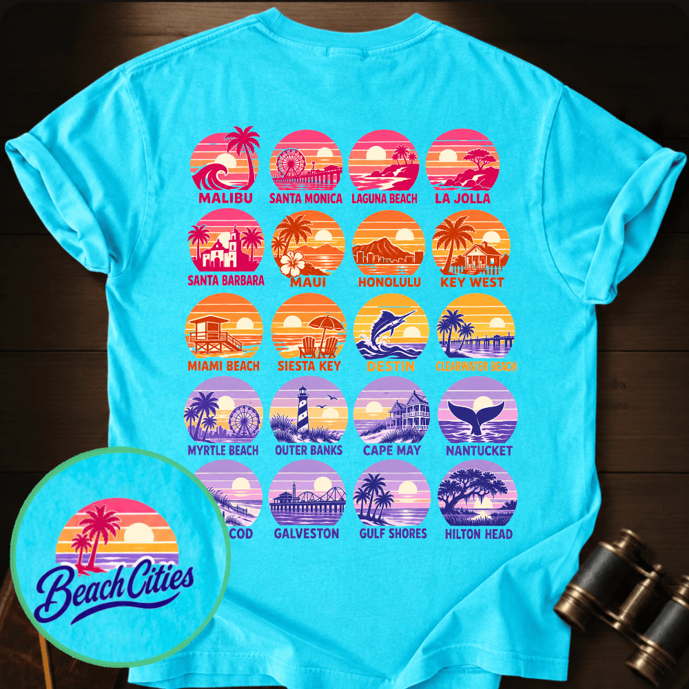 Beach Cities of America T-shirt
