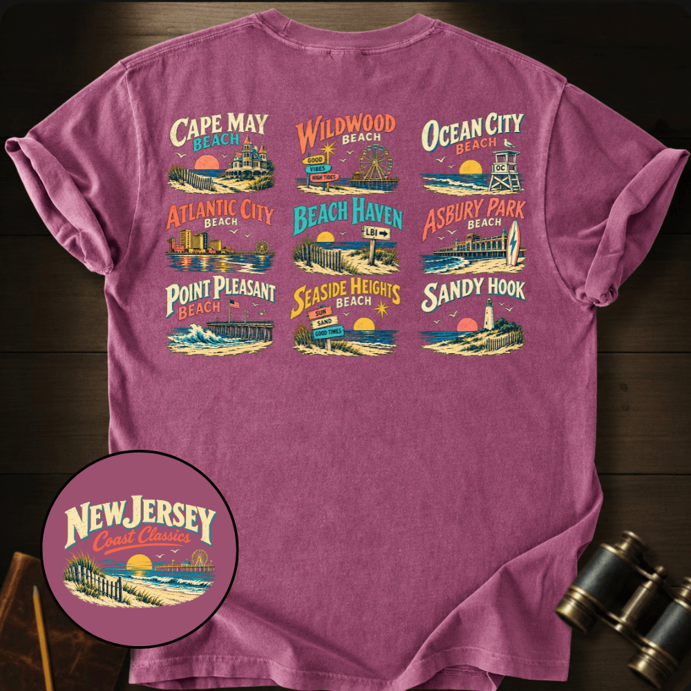 New Jersey Coast Classics T-shirt