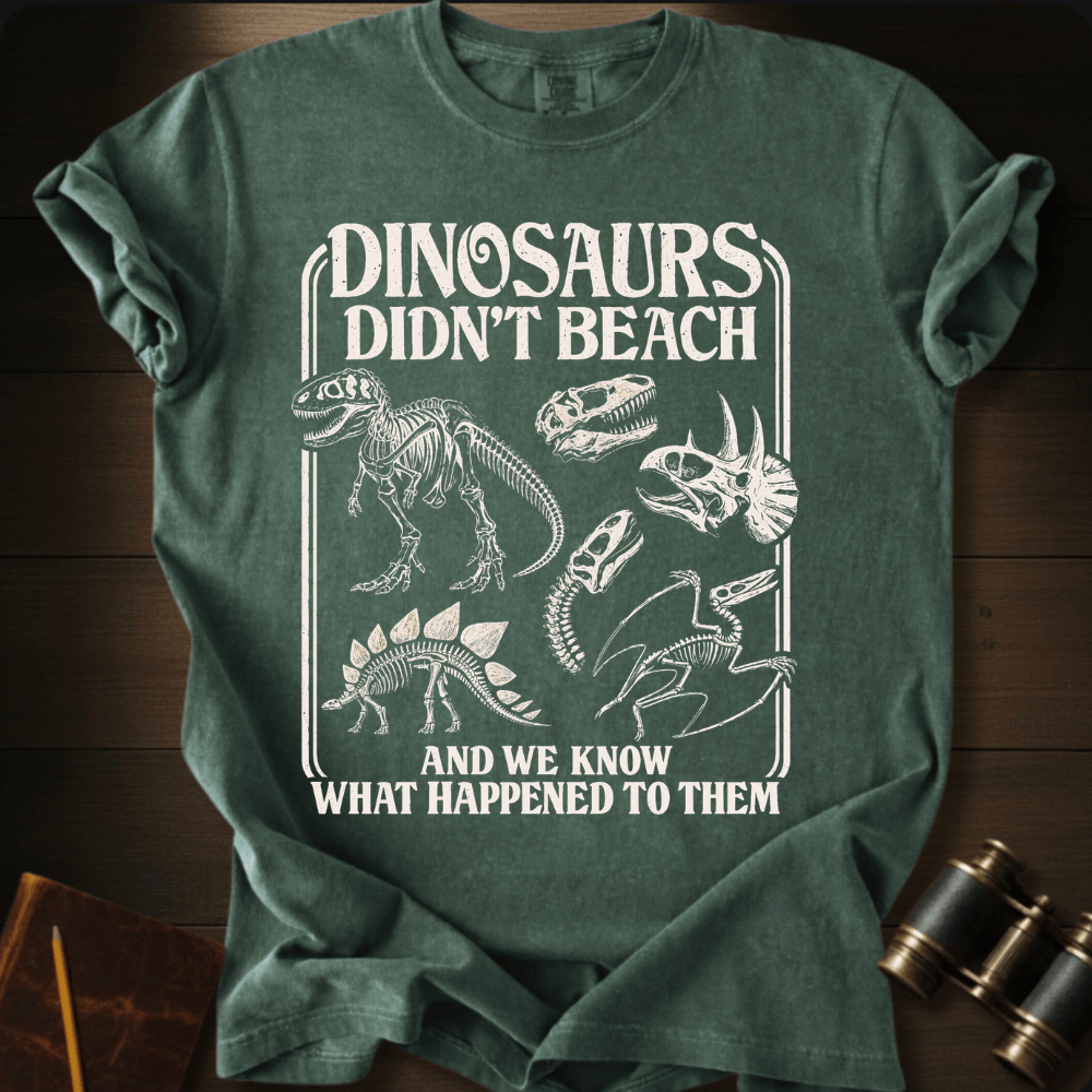 Dinosaurs Don´t Beach- T-shirt