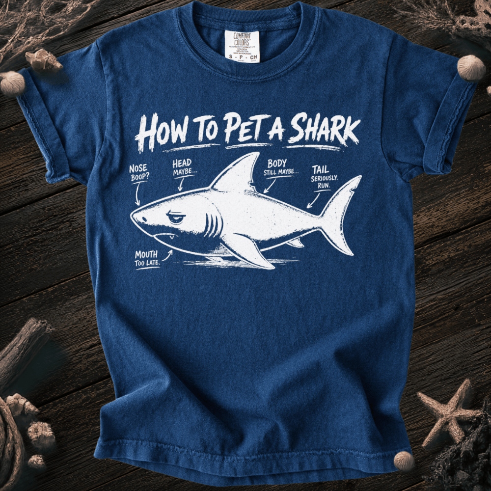 How To Pet a Shark  Youth Tee