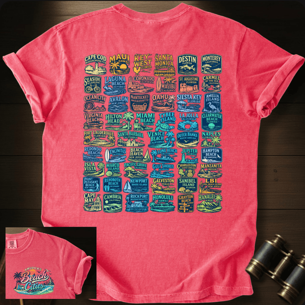 America´s Beach Cities T-shirt