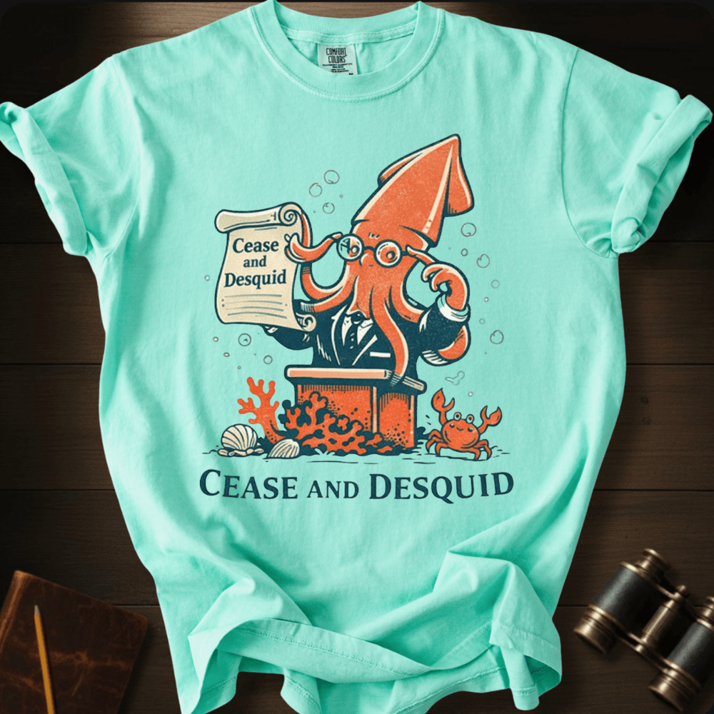 Cease and Desquid T-shirt