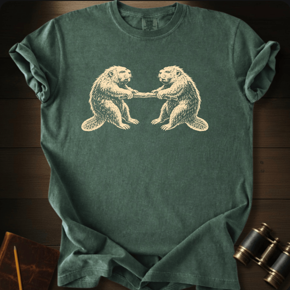 Beaver Tug-of-War - T-shirt