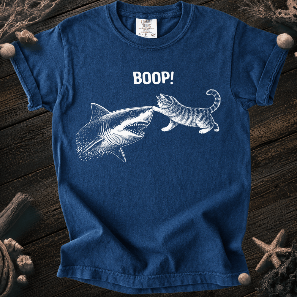 Cat Boops the Shark  Youth Tee