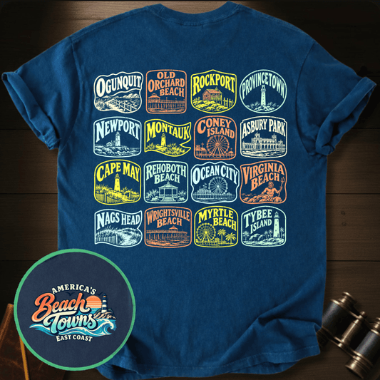 East Coast Beaches T-shirt