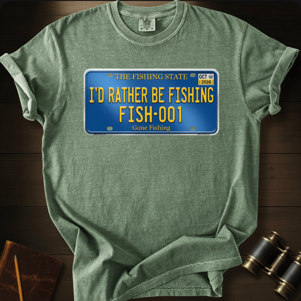 I´D Rather Be Fishing T-shirt
