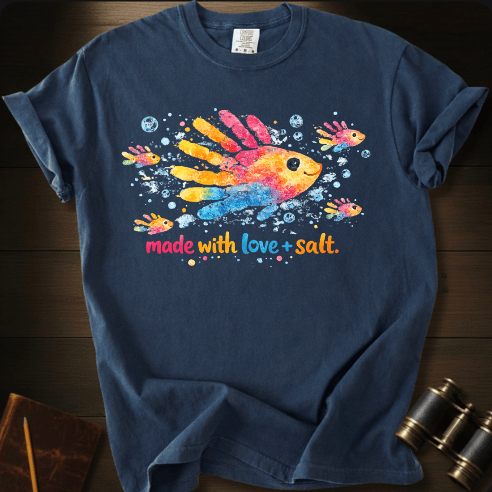 Made With Love And Salt T-shirt