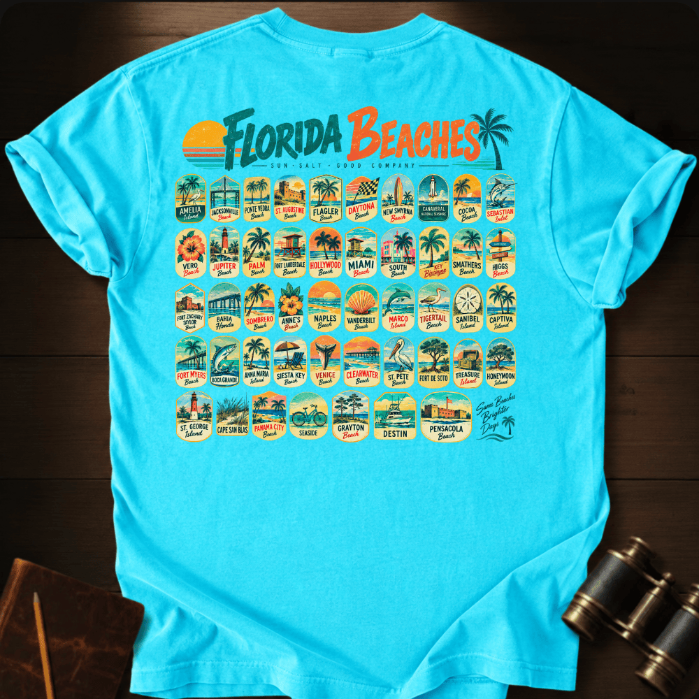 Florida Beaches - Sun, Salt T-shirt
