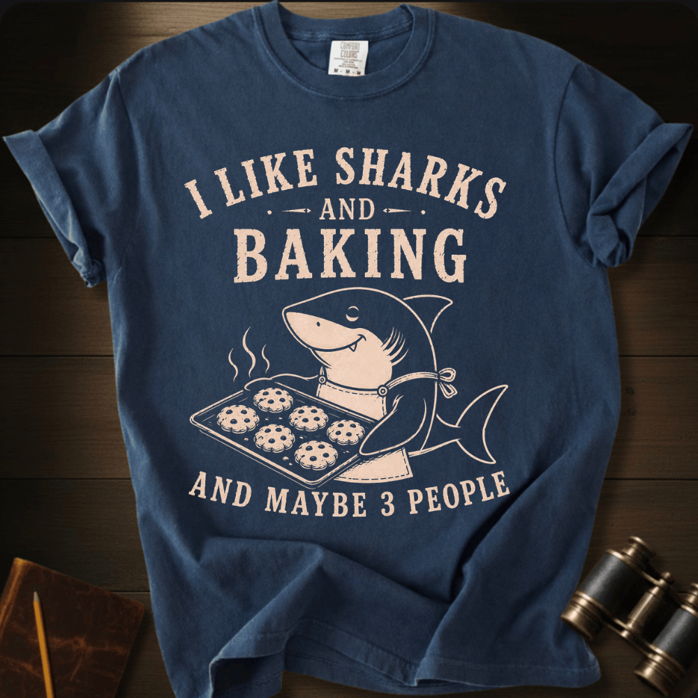 I Like I Like Sharks and Baking T-shirt