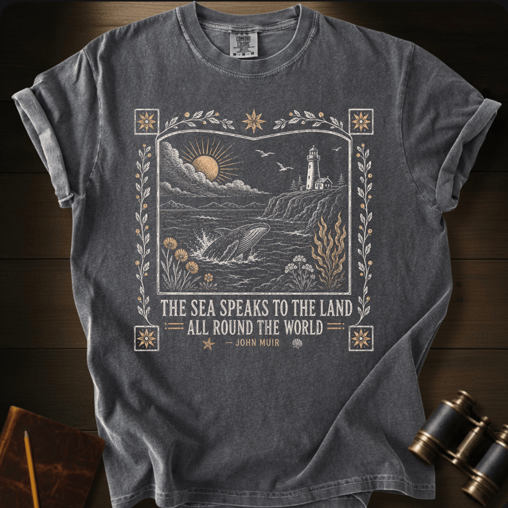 Sea Speaks to the Land T-shirt