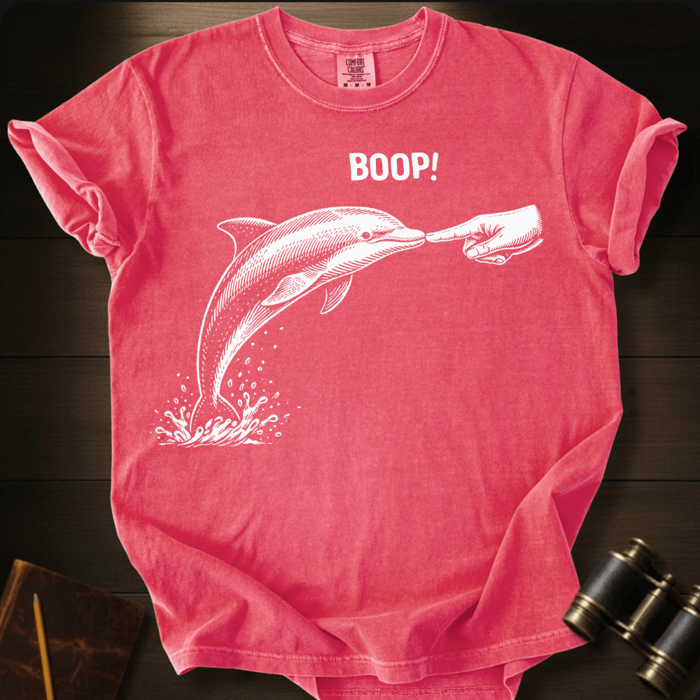 Boop Cute Funny Ocean Animal Graphic T-Shirt for Sea Life and Beach ...