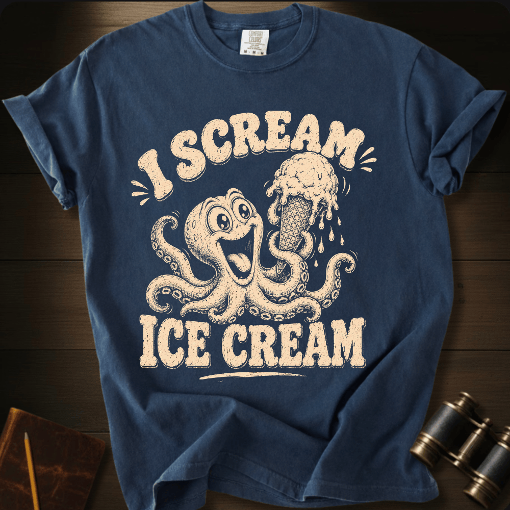 I Scream Ice-Cream T-shirt