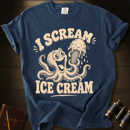 I Scream Ice-Cream T-shirt