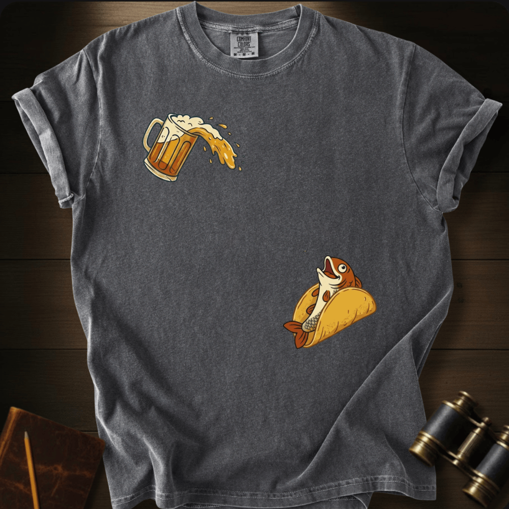 Beer and Fish Taco T-shirt