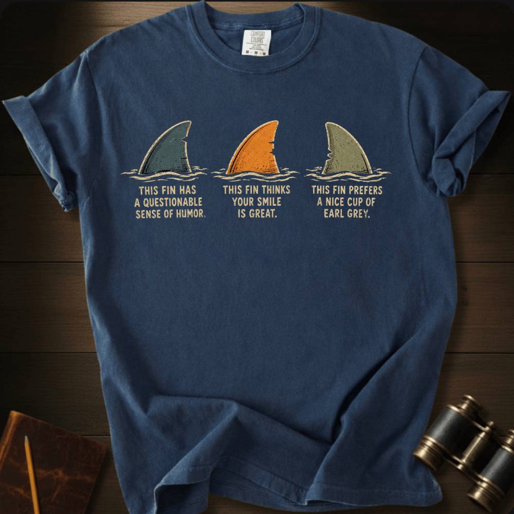 The 3 Fins of Wisdom T-shirt