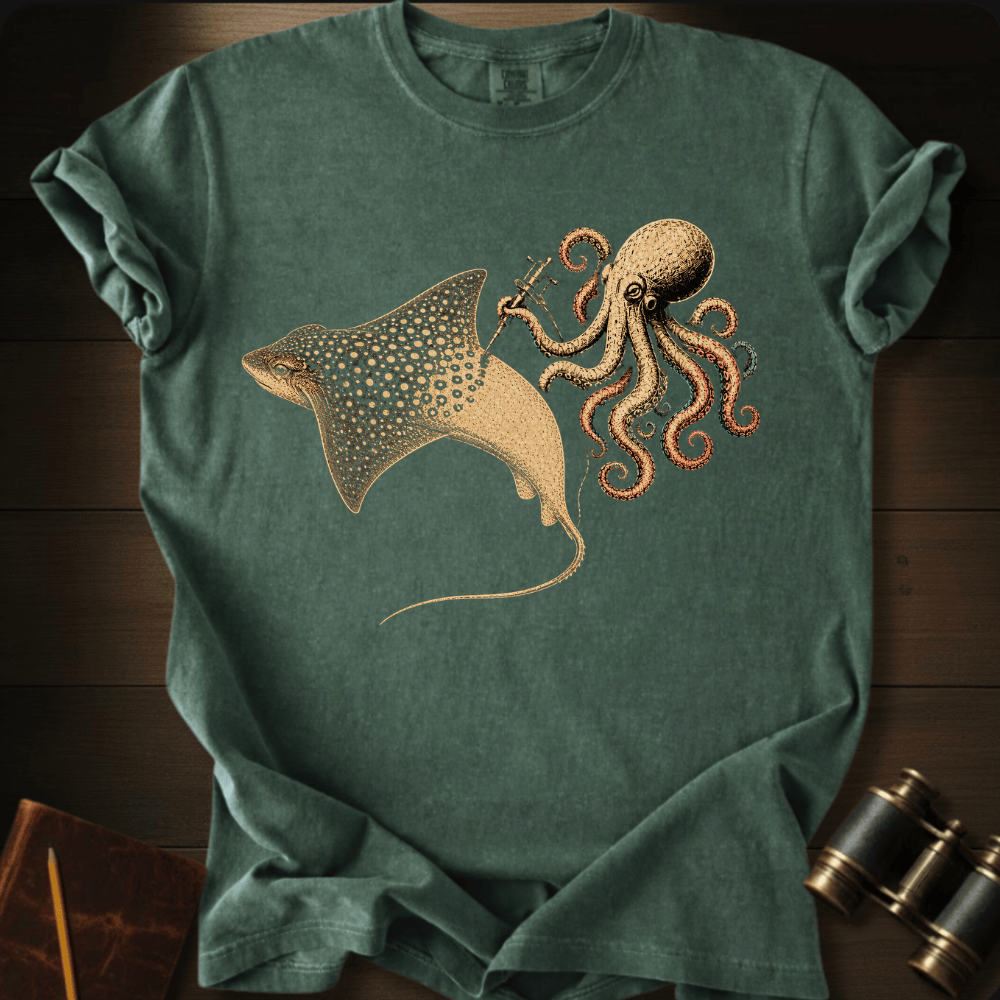 Spotted Eagle Ray Tattoo T-shirt