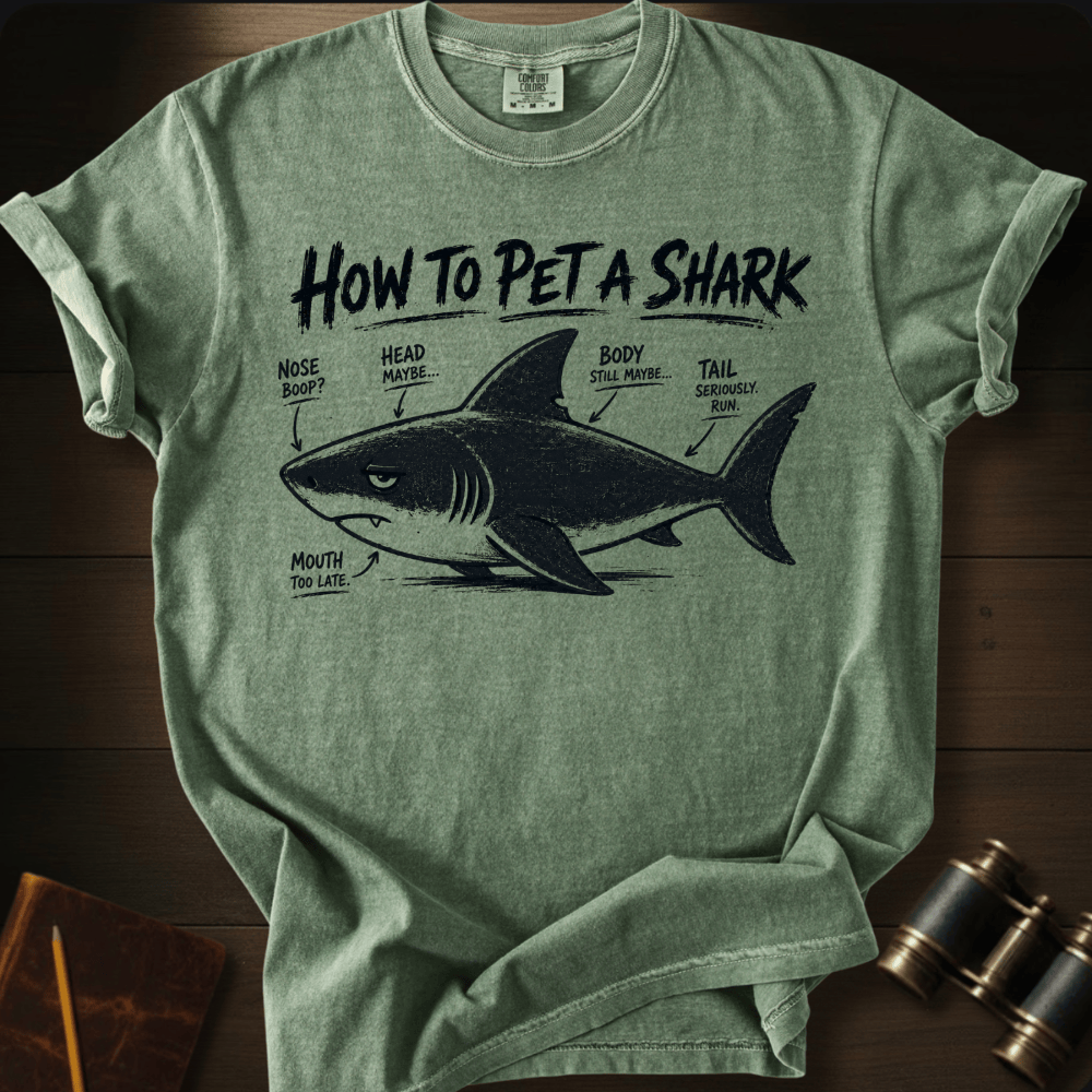 How to Pet a Shark T-shirt