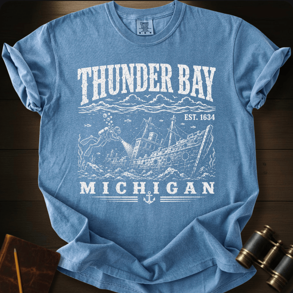 Thunder Bay Michigan - T-shirt