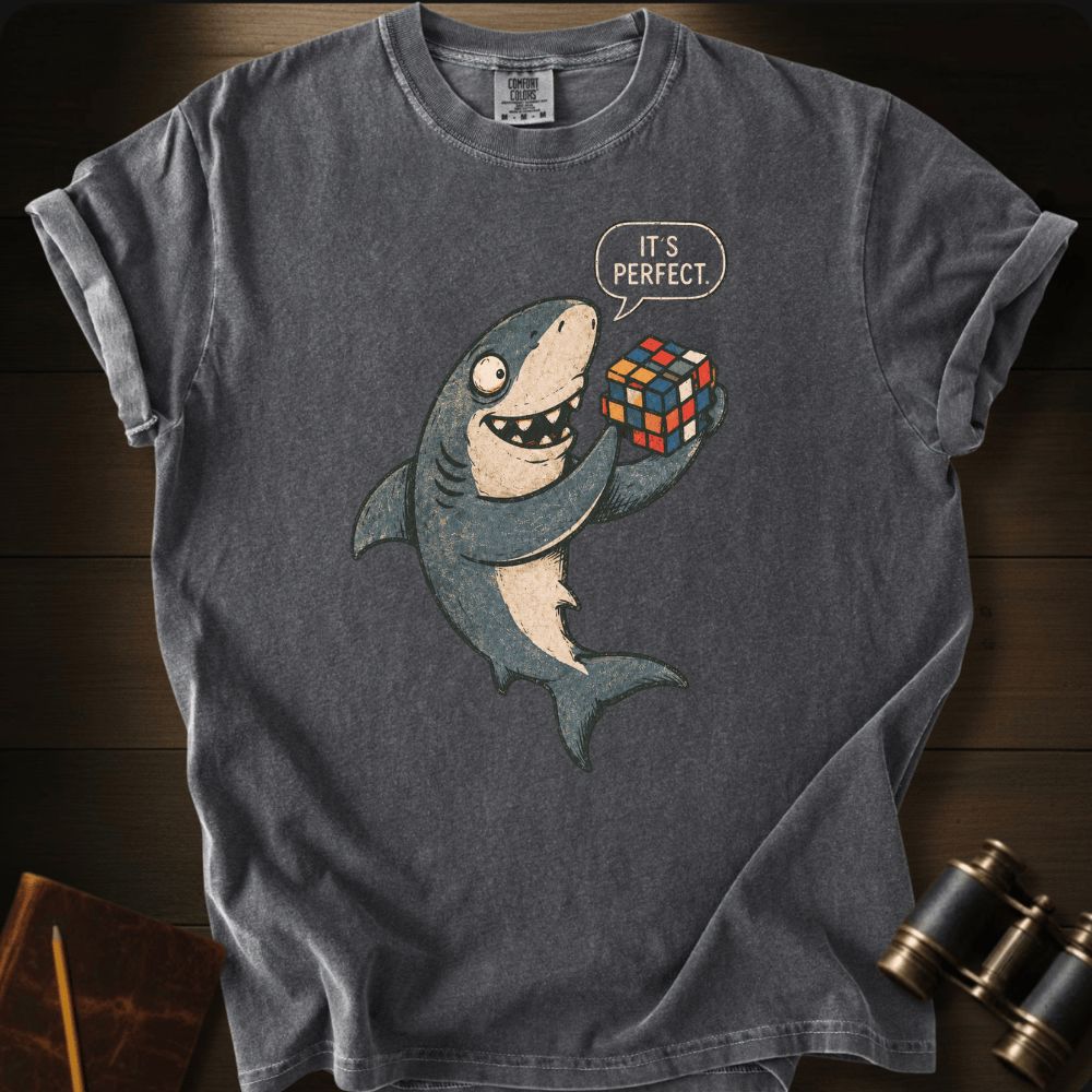Shark and Rubik´s Cube T-shirt