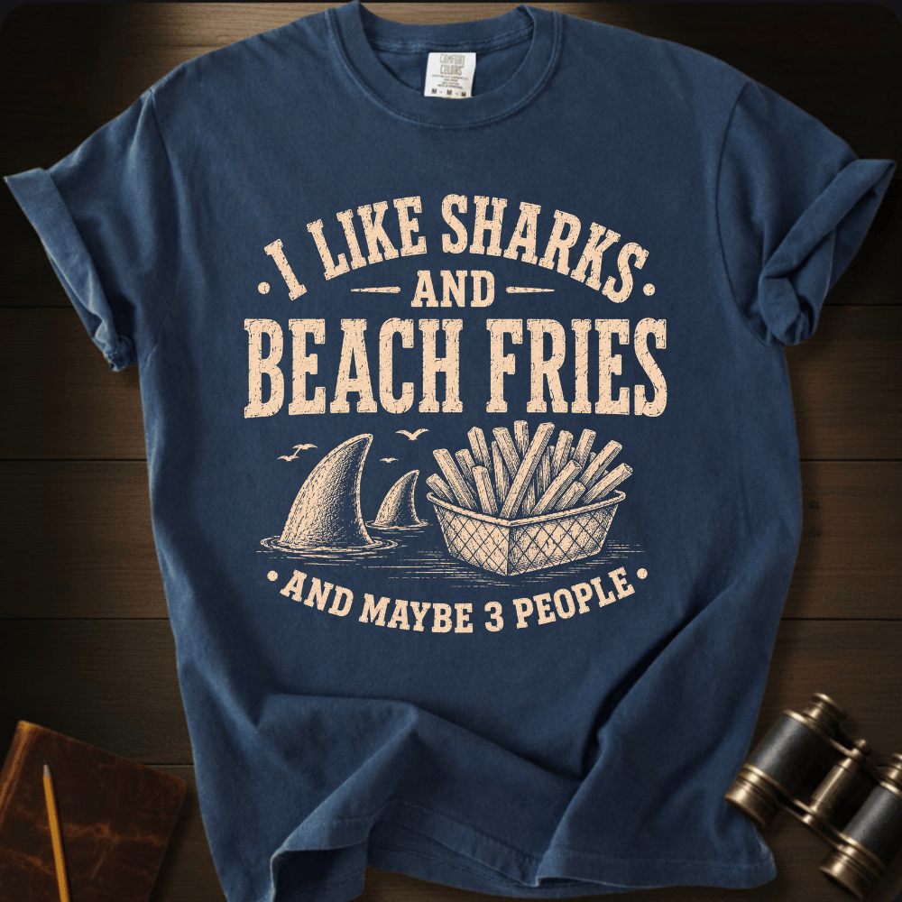 I Like Sharks and Fries T-shirt