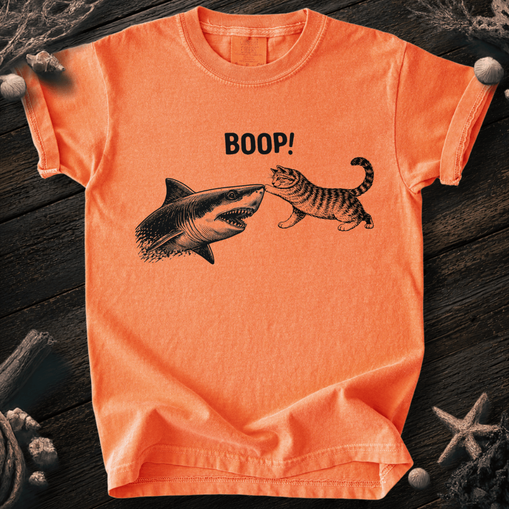 Cat Boops the Shark  Youth Tee