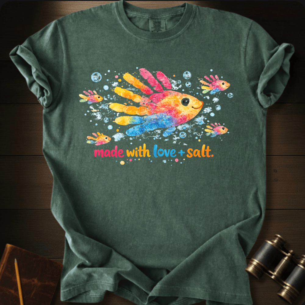Made With Love And Salt T-shirt