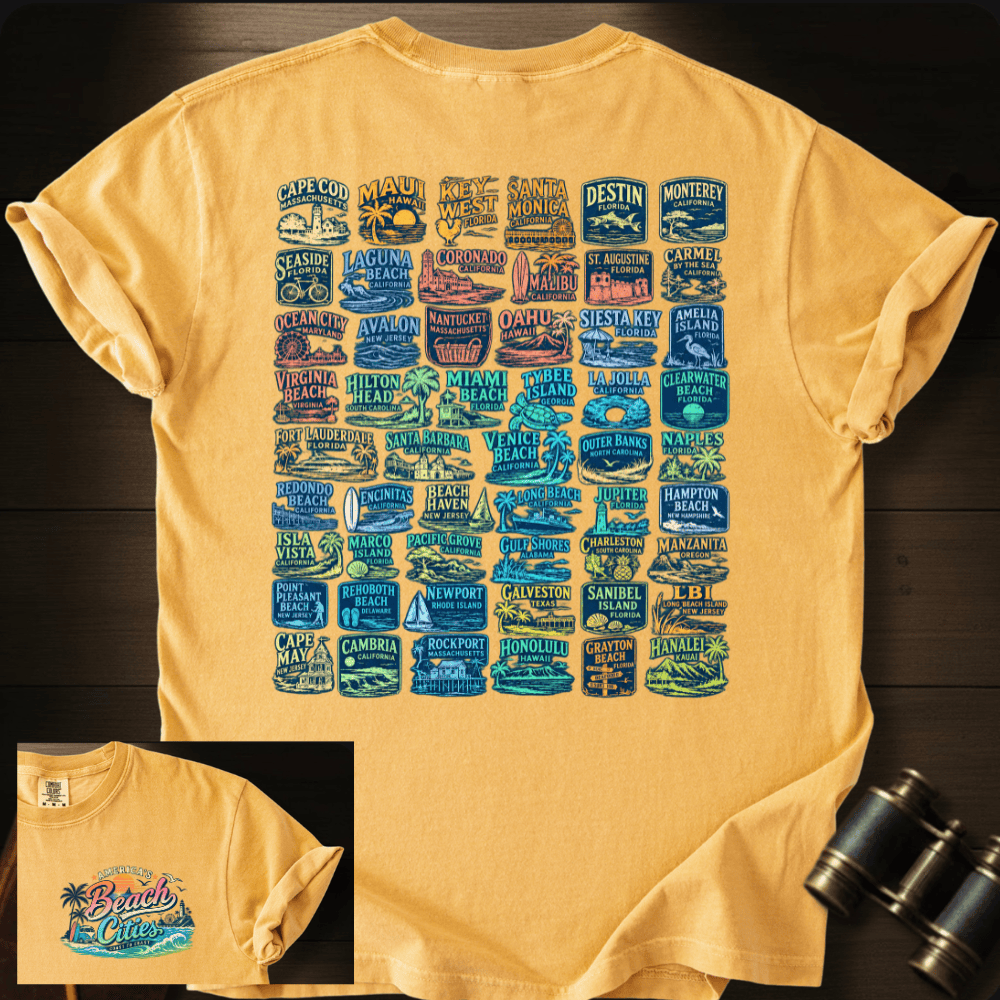 America´s Beach Cities T-shirt